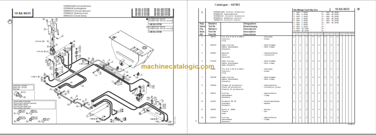 MANITOU M 26-2 4 + H ST3B PARTS CATALOGUE