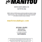 MANITOU M2 30 H PC-PS-P-PL-PXL PARTS MANUAL