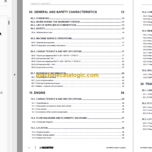 Manitou MLT-X 1041 145 PS+ L Y ST3A S1 Service Manual