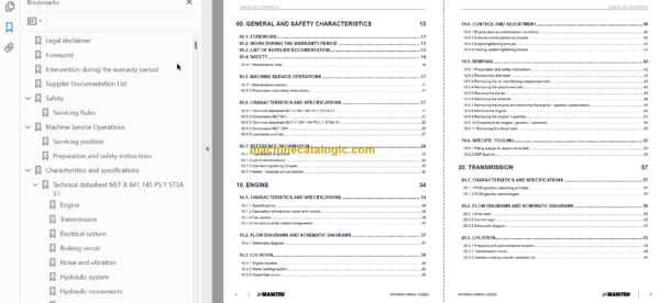 Manitou MLT-X 1041 145 PS+ L Y ST3A S1 Service Manual