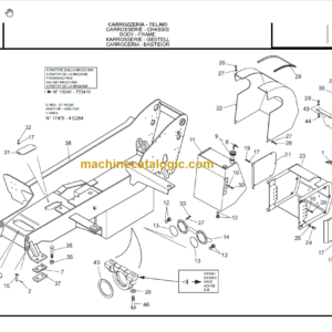 Manitou MVT 628T E3 TIER III PARTS MANUAL