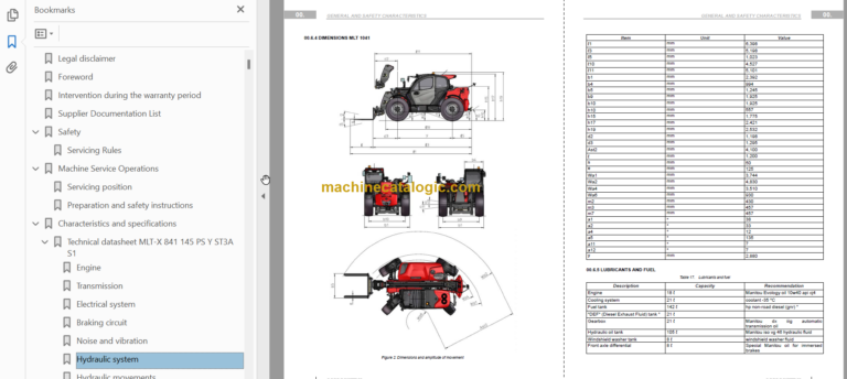 Manitou MLT-X 1041 145 PS+ L Y ST3A S1 Service Manual