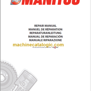 MANITOU EMA II REPAIR MANUAL