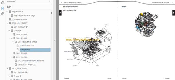 MHT-X 790 MINING 104JD ST3A S1 Repair Manual