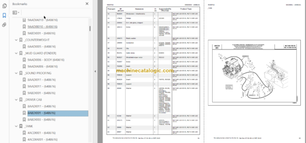 Manitou MLT 845 S5 E3 PARTS CATALOGUE