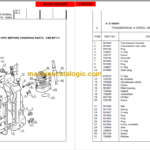 MANITOU M30-24 H K-D HAWK Parts Manual