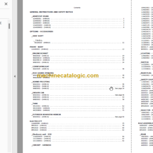 Manitou MLT-X 845 120 S5 E3 PARTS CATALOGUE