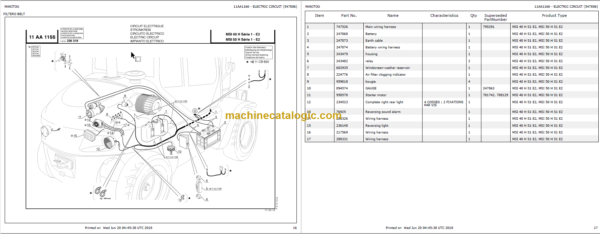 MANITOU MSI 40 H S1 E2 PARTS CATALOGUE