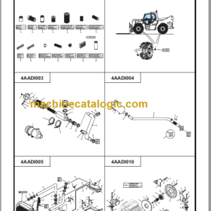 Manitou MHT 10120 M SERIES E3 PARTS MANUAL