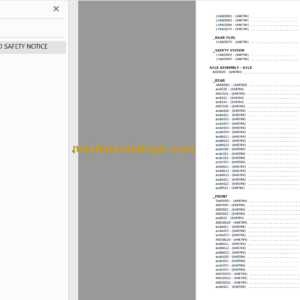 Manitou MHT 10120 L EDF S2 E3 PARTS CATALOGUE