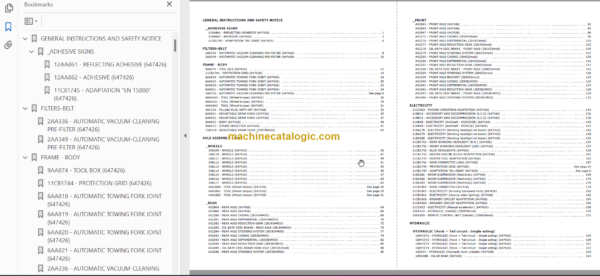 Manitou MLT 634 120PS ST3B PARTS CATALOGUE