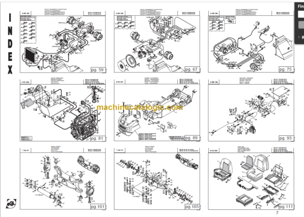 MANITOU MH25-4 Turbo S2-E3 PARTS MANUAL