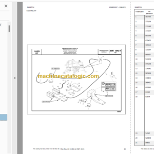 Manitou MRT 1840 TURBO SERIE R 400 PARTS CATALOGUE