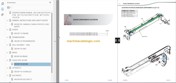 Manitou MLT 634 120 PS ST3B Repair Manual