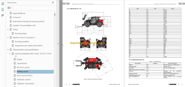 Manitou MLT-X 1041 Service Manual