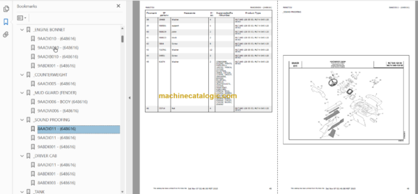 Manitou MLT-X 845 120 S5 E3 PARTS CATALOGUE