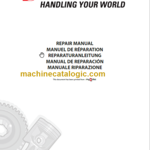 MANITOU ME 315 Repair Manual