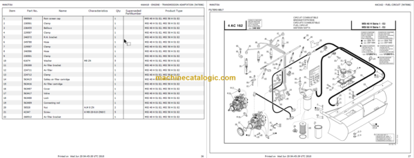 MANITOU MSI 40 H S1 E2 PARTS CATALOGUE