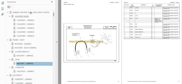 Manitou MRT 1840 TURBO SERIE R 400 PARTS CATALOGUE