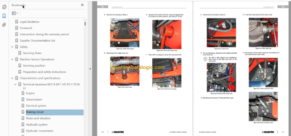 Manitou MLT-X 1041 Service Manual
