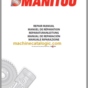 Manitou ML 632 Serie 2 T MU Repair Manual