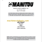 Manitou MVT 1230LS PARTS CATALOGUE