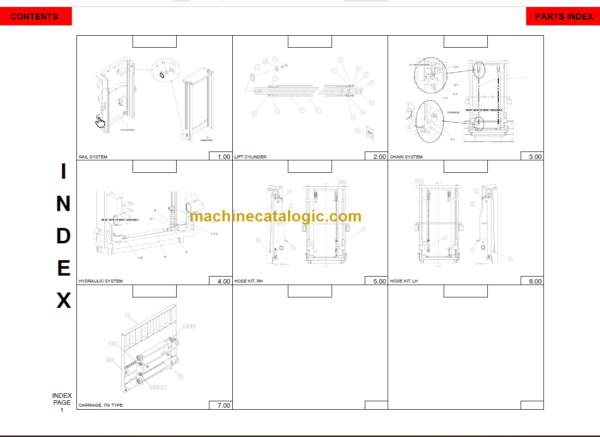 MANITOU 806917 Series Parts Manual