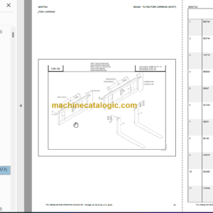 Manitou MLT 1035 L TURBO LSU S4 E3 PARTS CATALOGUE