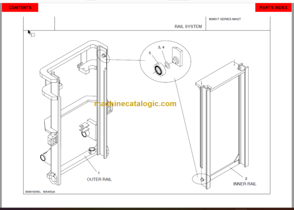 MANITOU 806917 Series Parts Manual