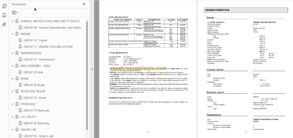 Manitou ML 632 Serie 2 T MU Repair Manual