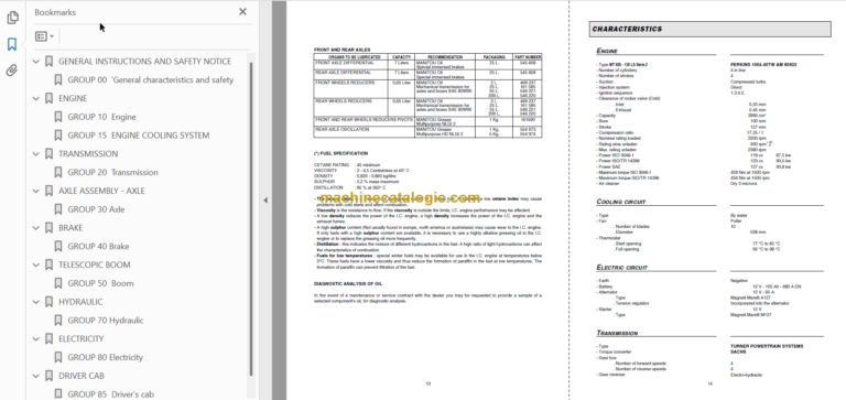 Manitou ML 632 Serie 2 T MU Repair Manual
