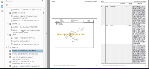 Manitou MLT 1035 L TURBO LSU S4 E3 PARTS CATALOGUE