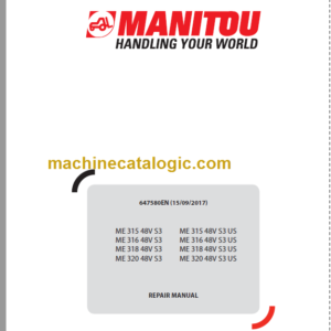 MANITOU ME 320 48V S3 REPAIR MANUAL