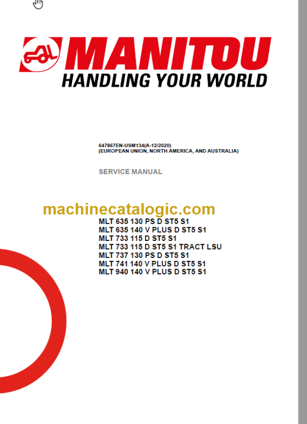 Manitou MLT 733 Service Manual