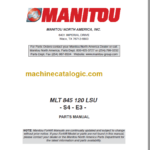 Manitou MLT 845 120 LSU - S4 - E3 PARTS MANUAL