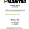 MANITOU M230H PC-PSL 75 HYDROHAWK PARTS MANUAL