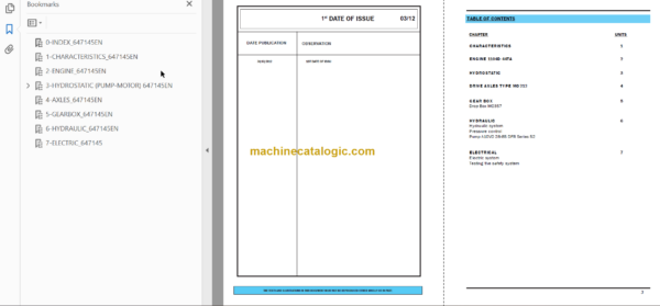 MHT 780 T-E3 REPAIR MANUAL