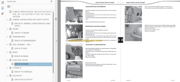 Manitou MLT 735 120 PS ST3B Repair Manual