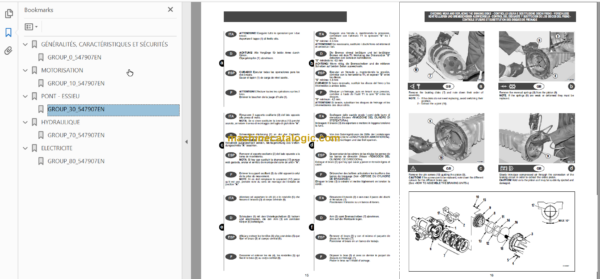 Manitou MLT 627 COMPACT S B-E2 Repair Manual