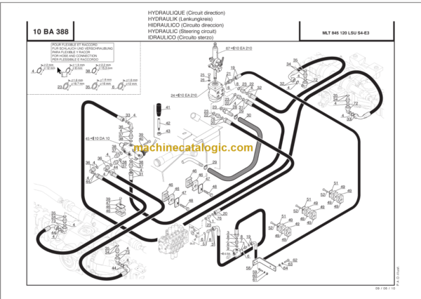 Manitou MLT 845 120 LSU - S4 - E3 PARTS MANUAL