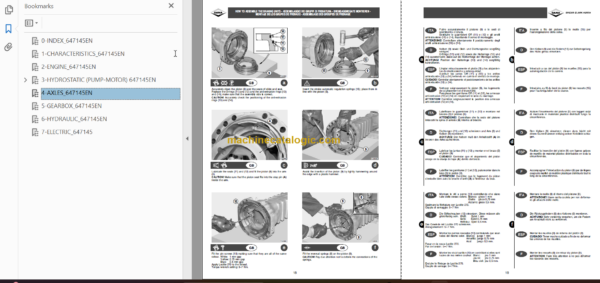 MHT 780 T-E3 REPAIR MANUAL