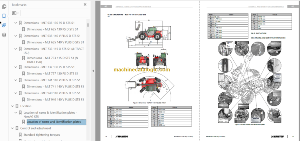 Manitou MLT 733 Service Manual