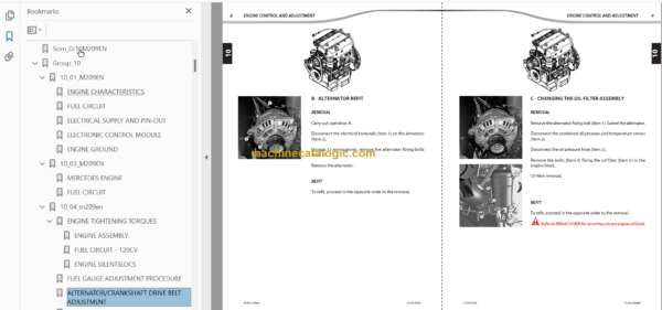 Manitou MLT 845 120M H ST3A S6 S5 Repair Manual 647182EN