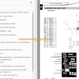 MANITOU ME 318 Repair Manual