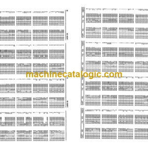 Komatsu LW250-3 Rough Terrain Crane Parts Book