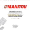 Manitou MT 1235 ST-MT 1435 SLT Parts Catalogue 648687