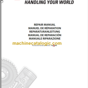 Manitou MT 1740 SL Turbo ULTRA Série 3-E2 Repair Manual