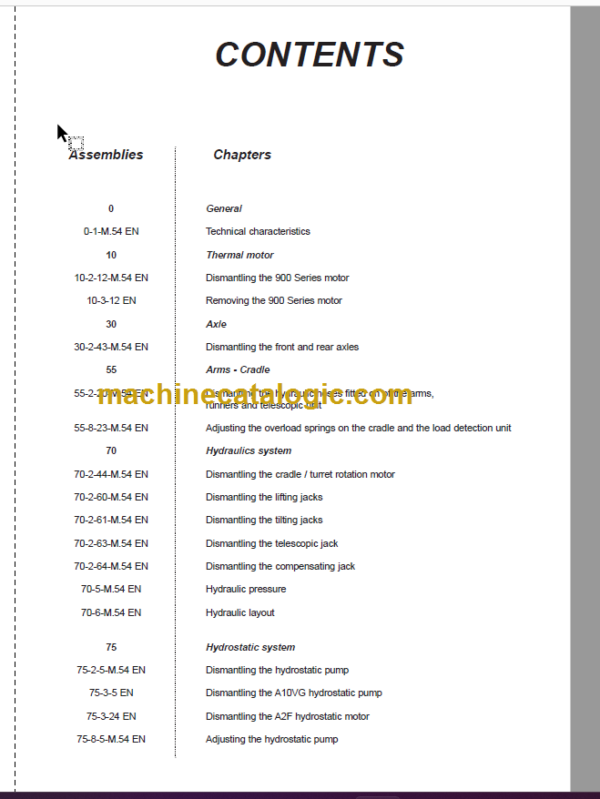 Manitou 150 ATS REPAIR MANUAL