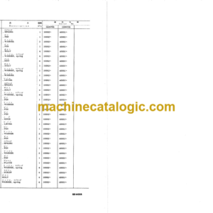 Komatsu GD605R-1 GD655R-1 Parts Book