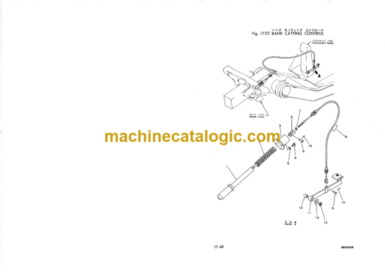 Komatsu GD605R-1 GD655R-1 Parts Book